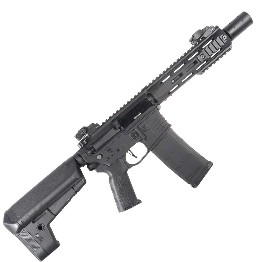 Delta Armory M4 AR15 M-LOK SilentOps 8'' Charlie Siyah Airsoft Tüfek SET DA-C10