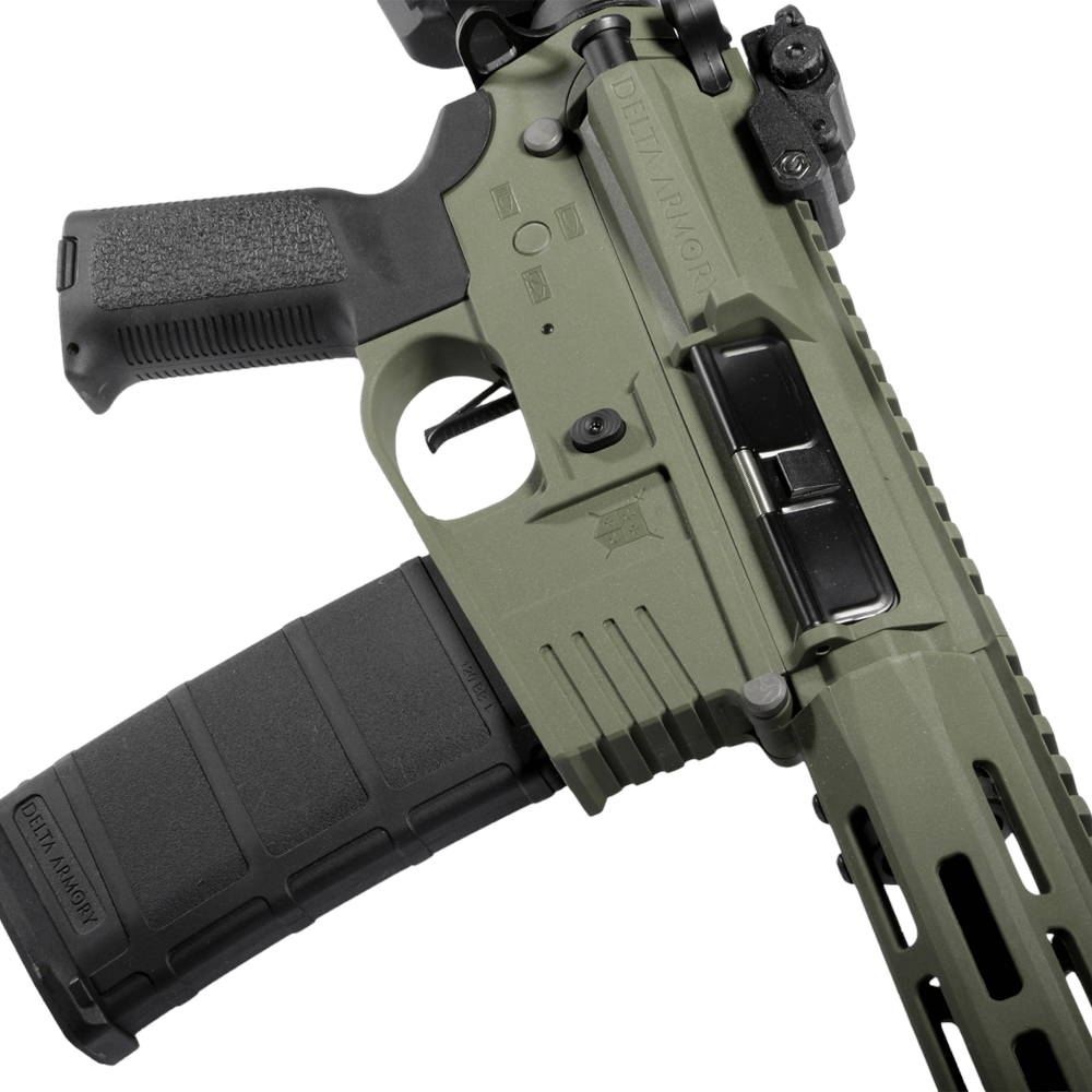 Delta Armory M4 AR15 M-LOK SilentOps 10'' Charlie HAKİ Airsoft Tüfek SET DA-C11-OLV