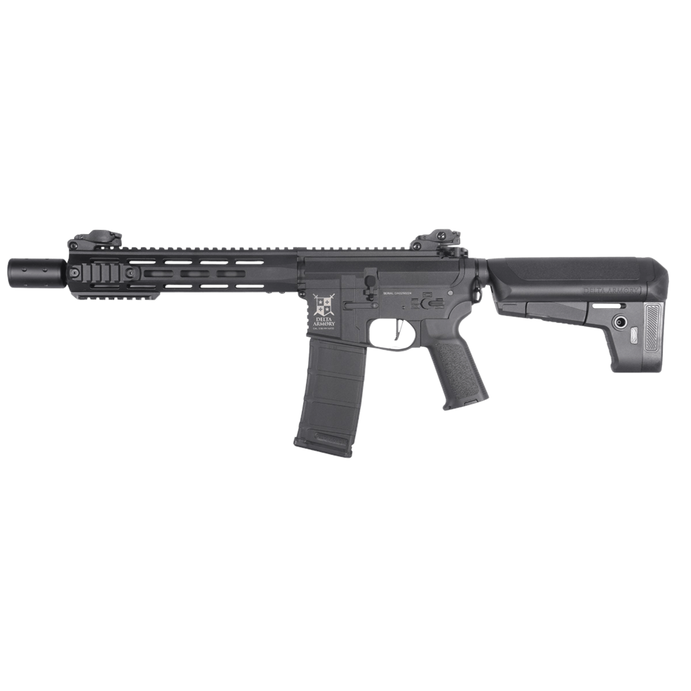 Delta Armory M4 AR15 M-LOK SilentOps 10'' Charlie Siyah Airsoft Tüfek SET DA-C11