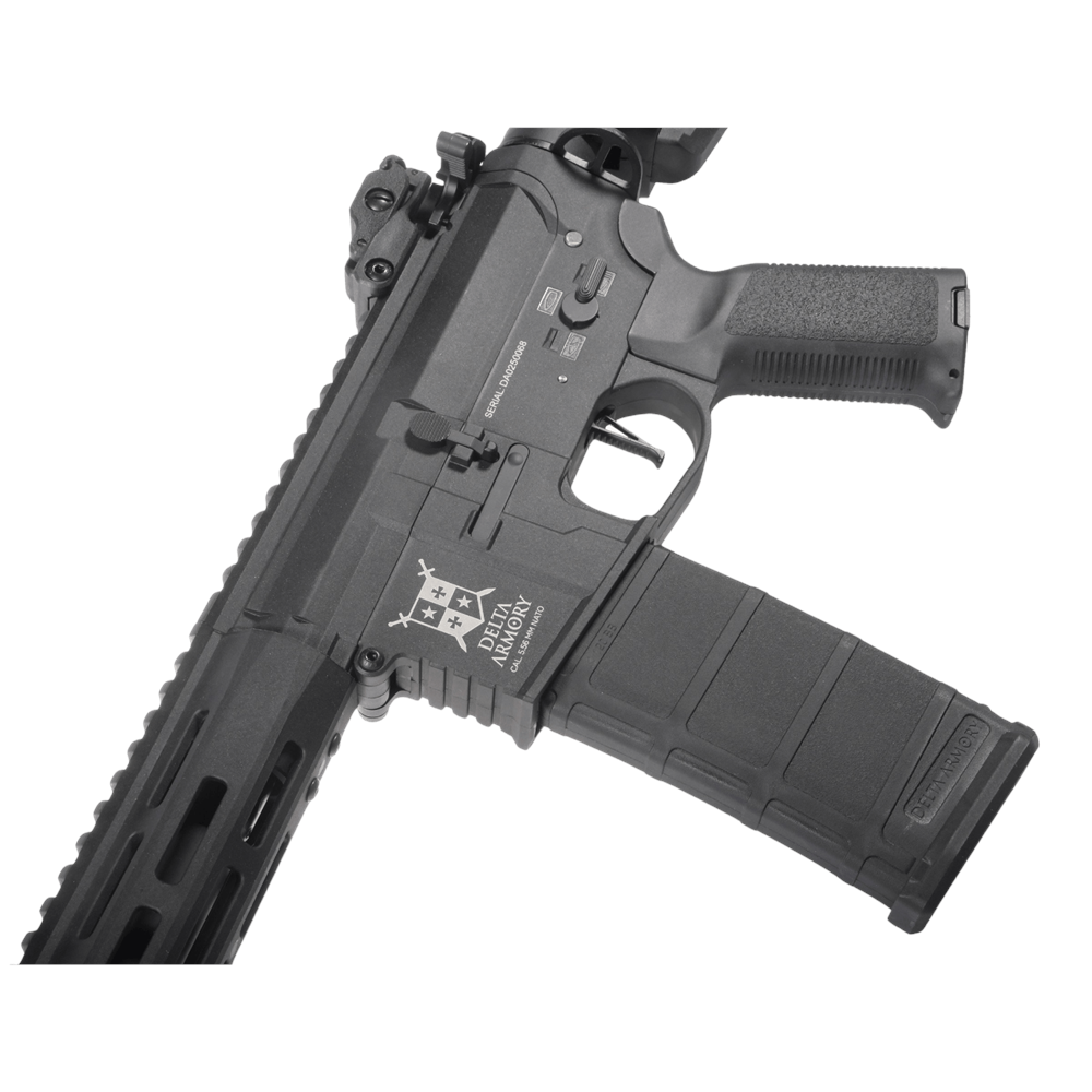 Delta Armory M4 AR15 M-LOK SilentOps 10'' Charlie Siyah Airsoft Tüfek SET DA-C11