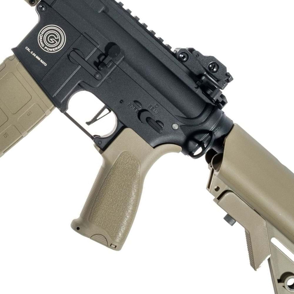 Delta Armory Grand Power AR15 KeyMod 10'' Charlie PIL SARJ SET Airsoft Tüfek / Half TAN DA-GP-C04-HT