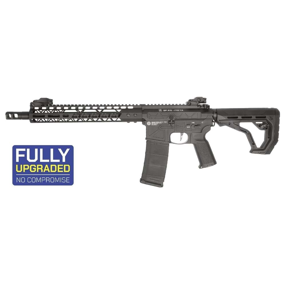 Delta Armory FREYA R15 SKELETON 13'' FULL METAL Siyah AEG Airsoft Tüfek