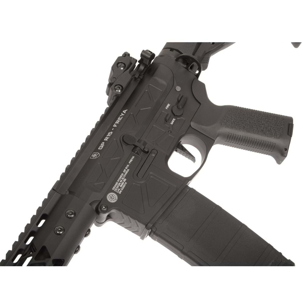 Delta Armory FREYA R15 SKELETON 13'' Airsoft Tüfek / Siyah DA-GP-FRY-A21