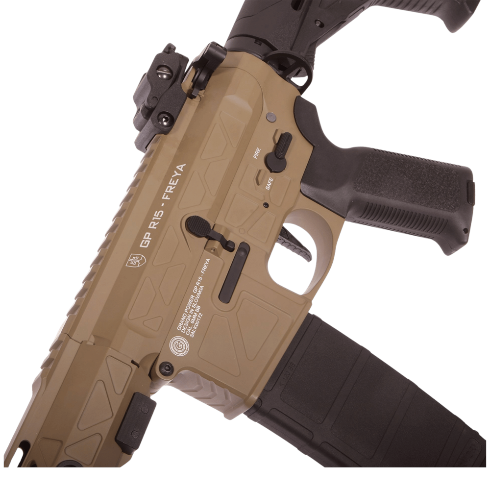 Delta Armory FREYA R15 M-LOK 10'' Gen.2 TAN Airsoft Tüfek (FULL CNC+ETU)