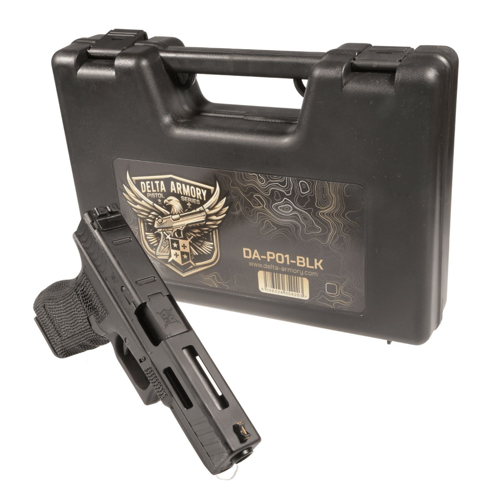 Delta Armory Airsoft G17 Tabanca P01 Siyah *ÇANTA HEDİYELİ DA-P01-BLK