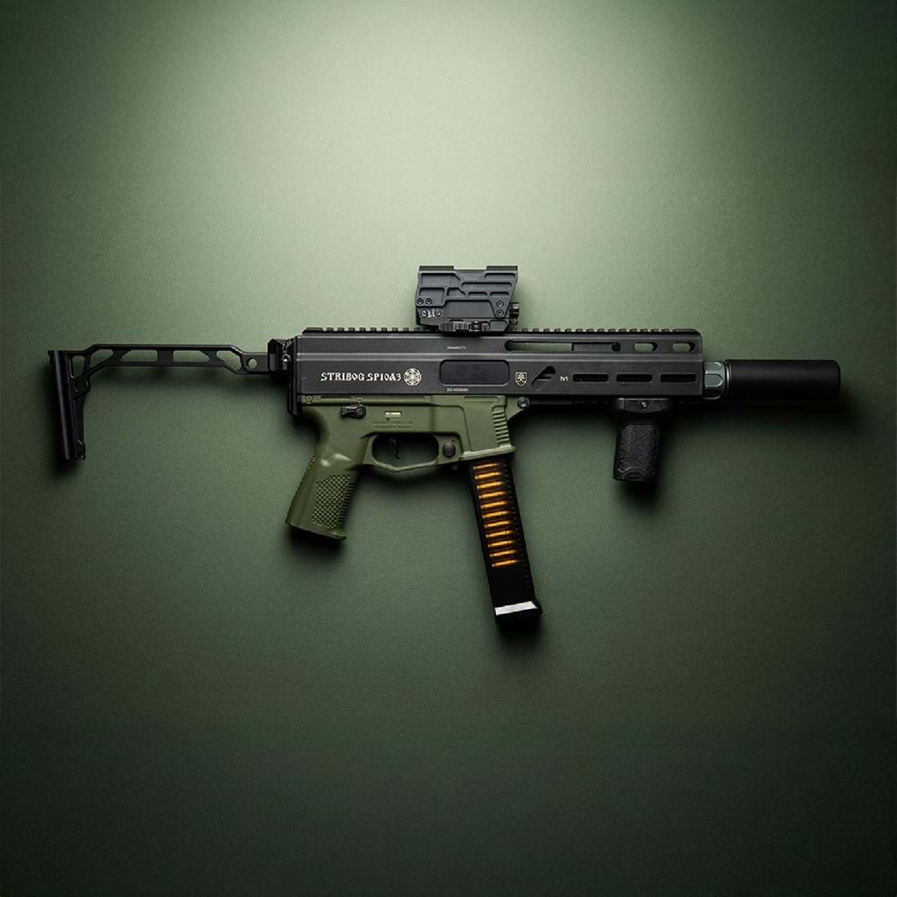 Delta Armory STRIBOG SP10A3 Olive UPGRADE Charlie Airsoft Tufek