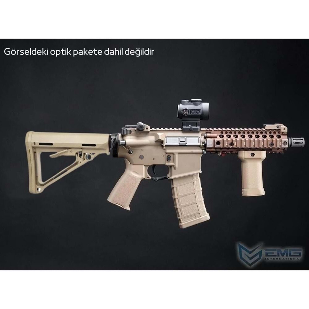 DANIEL DEFENSE DDM4 DAGGER 7'' BRSS EBB AEG - LITE-S VERSION / TAN EMG BOLT