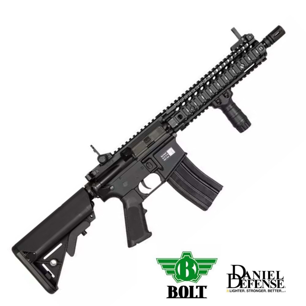 BOLT DANIEL DEFENSE LISANSLI DD MK18 MOD1 BRSS TEPMELI Airsoft Tüfek - Siyah
