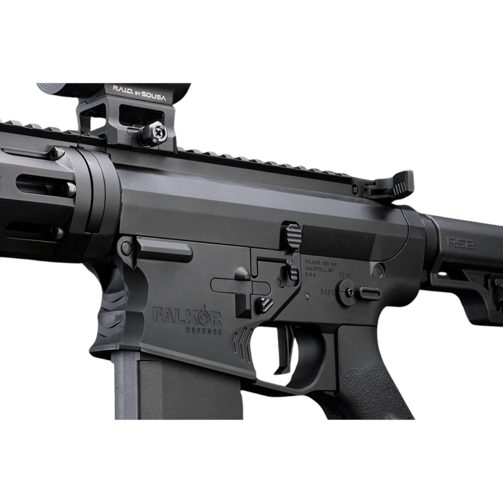 EMG Falkor Defence .223 RECCE BLACK SilverEdgeII Gearbox ETU AEG Training Rifle