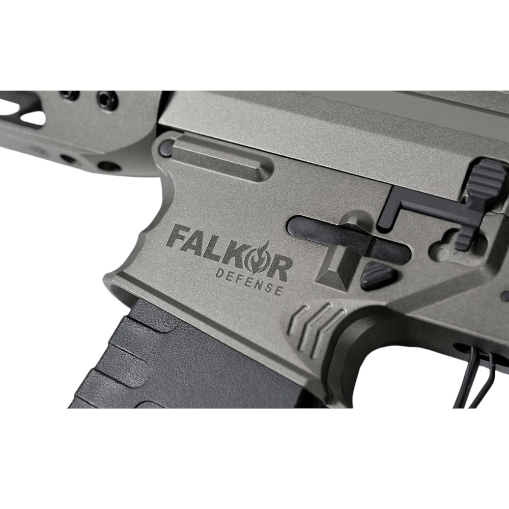 EMG Falkor Defence .223 RECCE GREY SilverEdgeII Gearbox ETU AEG Training Rifle