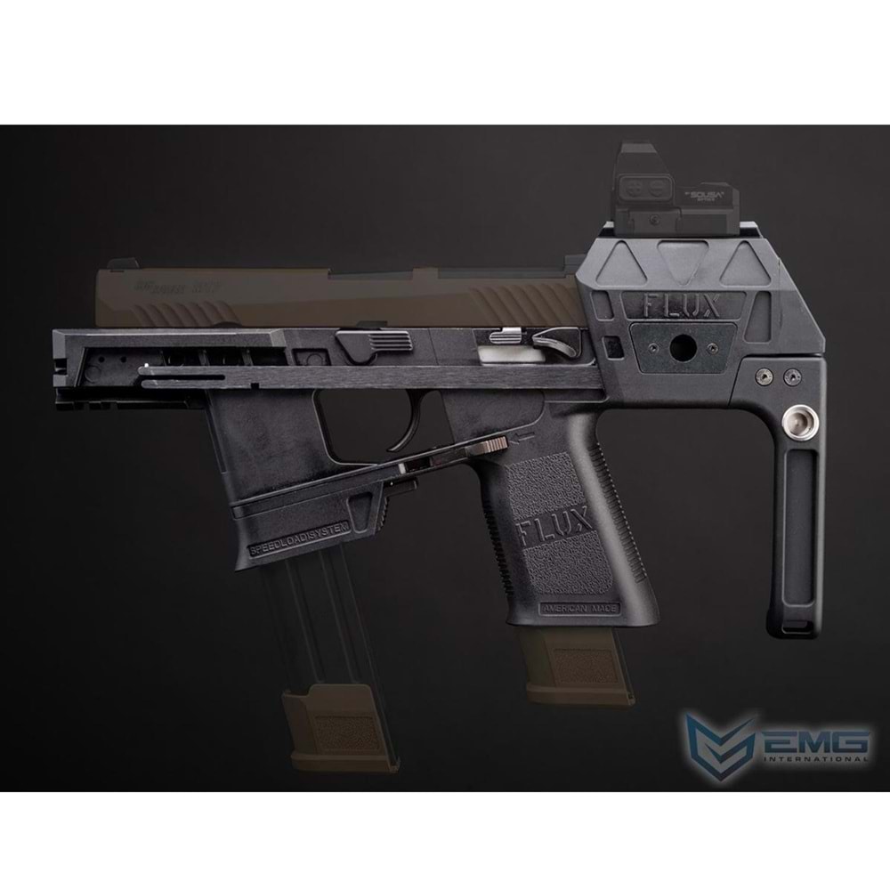 EMG Flux Defense Licensed Raider PDW Kit for SIG Sauer ProForce P320 M17 Gas Blowback Airsoft Pistols