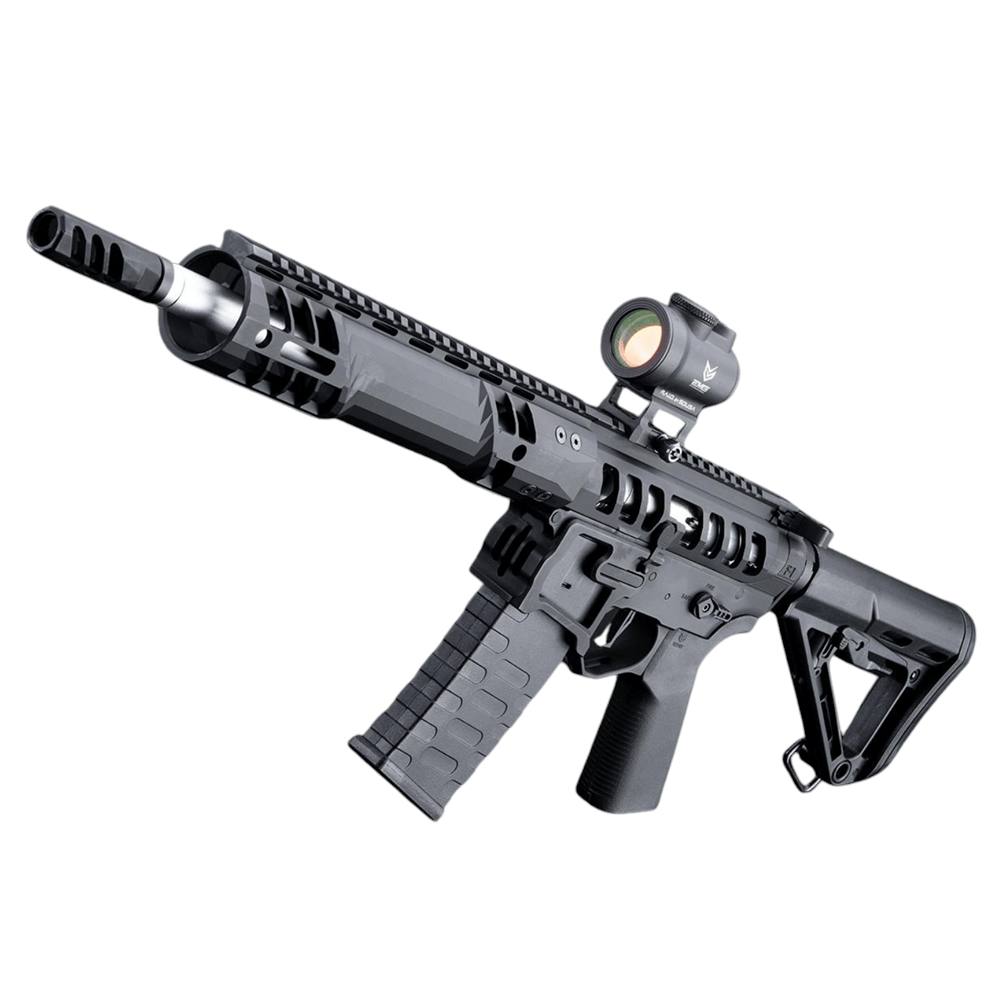 EMG F1 UDR-15 SIYAH Skeletonized AR-15 eSilverEdge C7M M-LOK Handguard Airsoft AEG Tüfek (EMG-SC-B-3)
