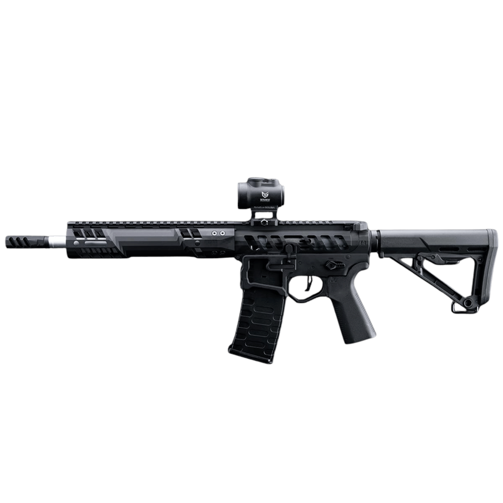 EMG F1 UDR-15 SIYAH Skeletonized AR-15 eSilverEdge C7M M-LOK Handguard Airsoft AEG Tüfek (EMG-SC-B-3)