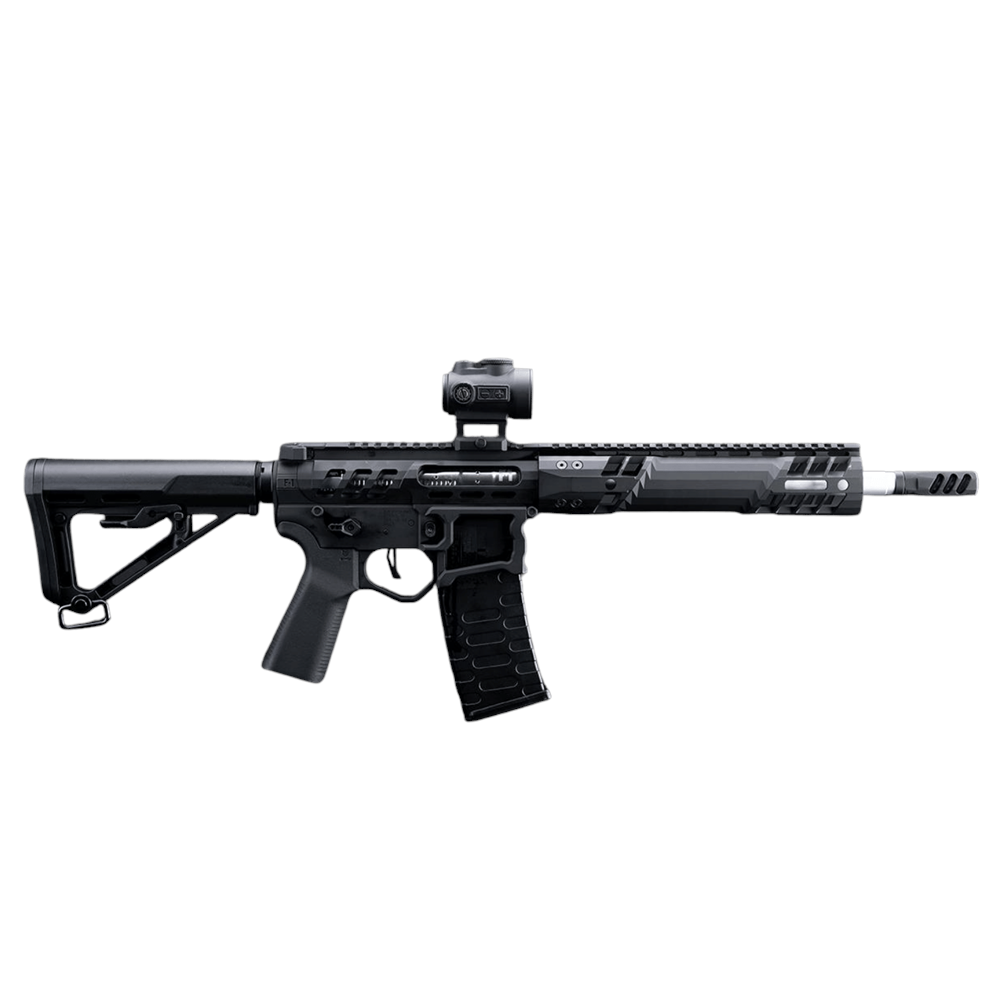 EMG F1 UDR-15 SIYAH Skeletonized AR-15 eSilverEdge C7M M-LOK Handguard Airsoft AEG Tüfek (EMG-SC-B-3)