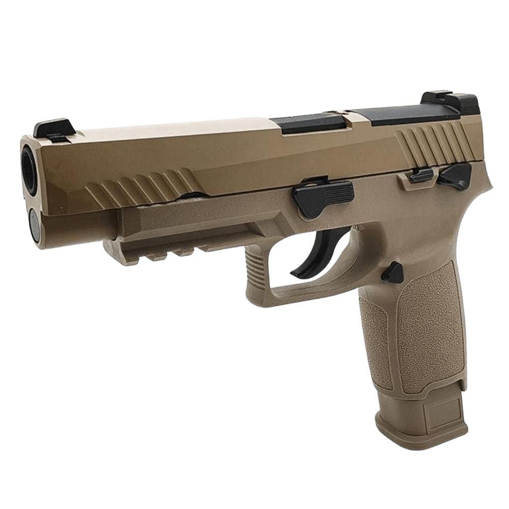 We AEG SIG P320 M17 Green Gas GBB Airsoft Tabanca (F17) - Tan