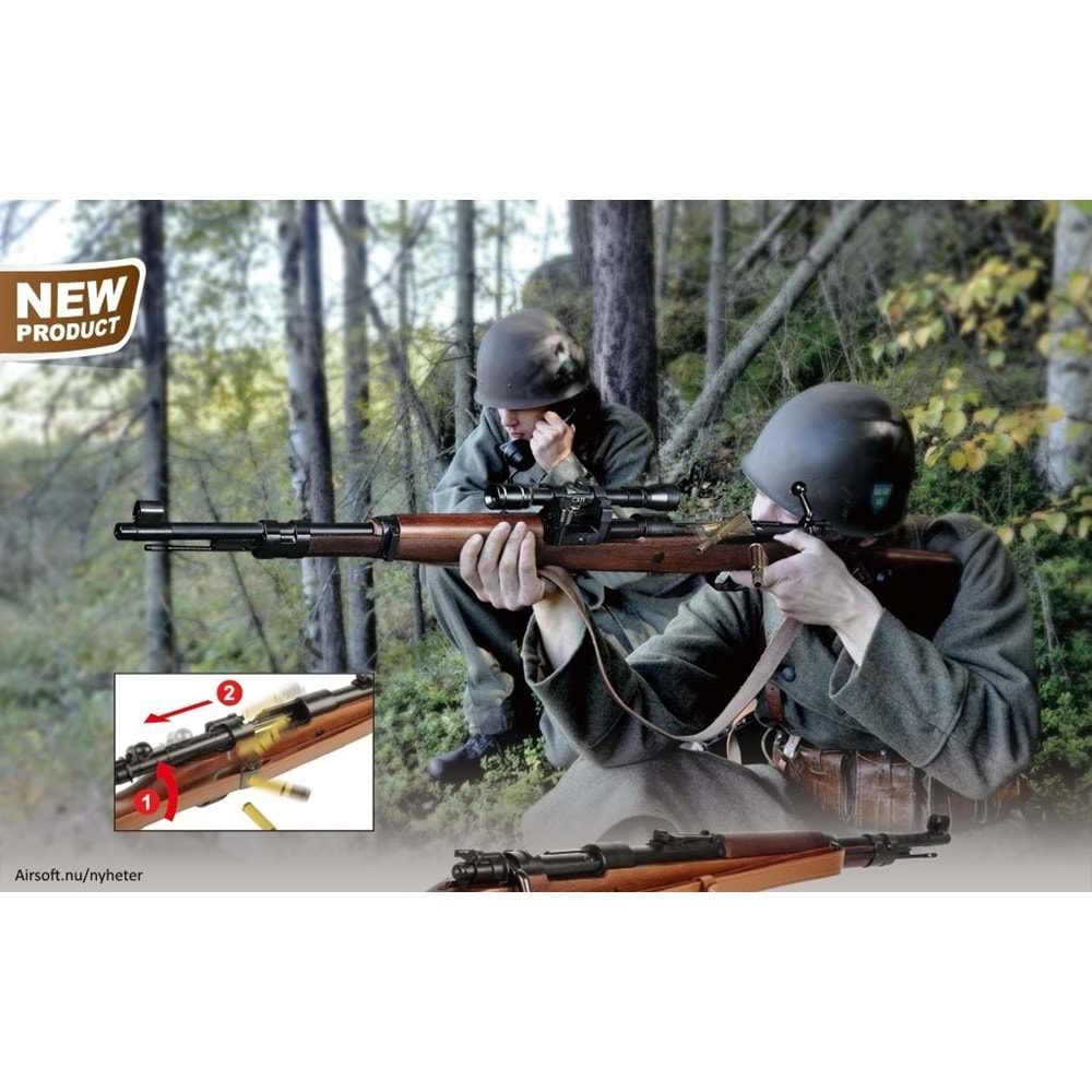 G980 SE AIRSOFT KAR98 SHELL EJECT GBB TÜFEK + SET KARTUŞ + Dummy