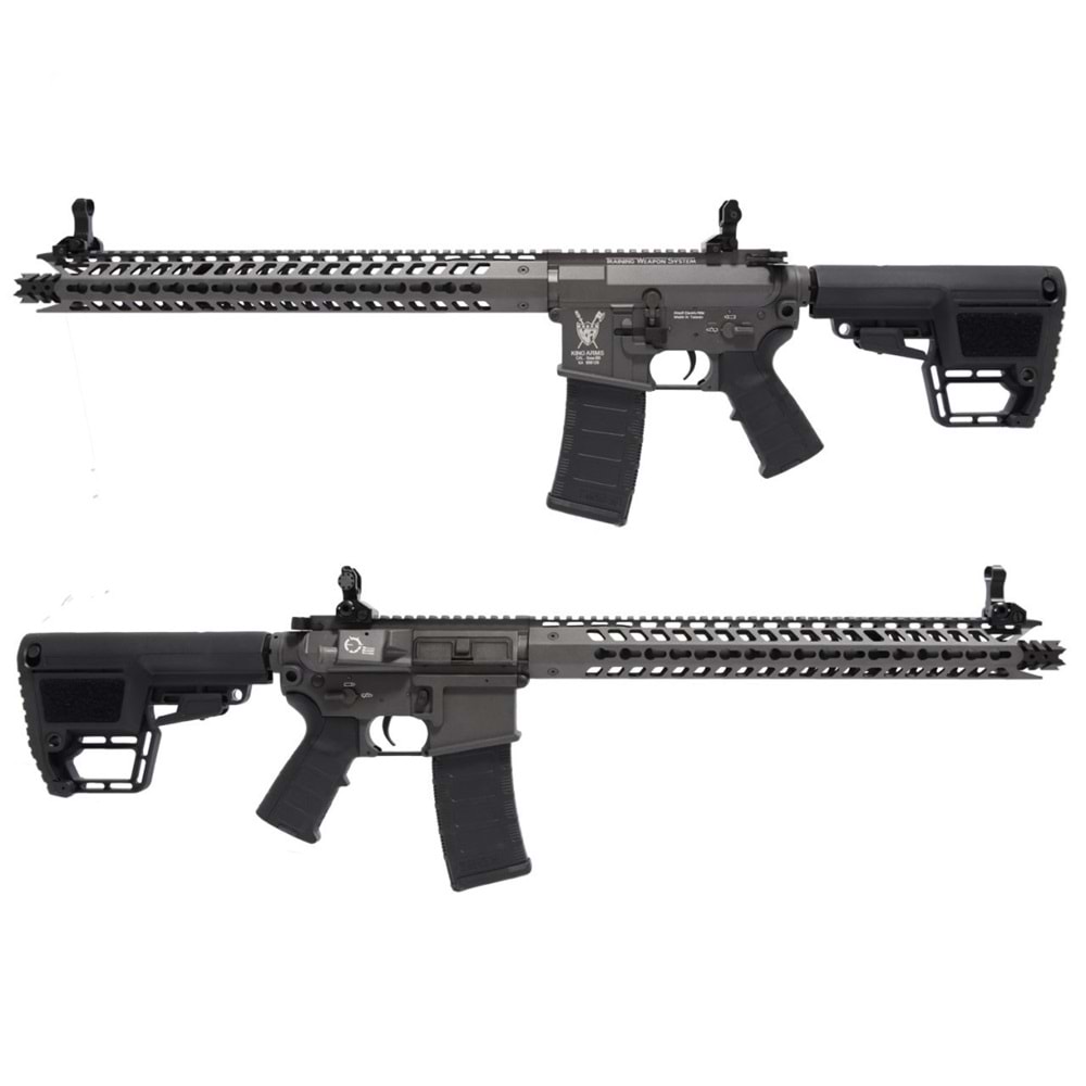 M4 TWS KeyMod Dinosaur - Metalik Gri