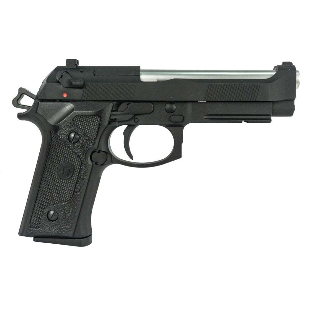KJW BERETTA M9 IAFM Full Metal GBB Airsoft Tabanca Parlak Namlu