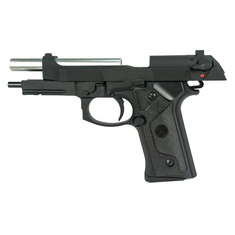 KJW BERETTA M9 IAFM Full Metal GBB Airsoft Tabanca Parlak Namlu