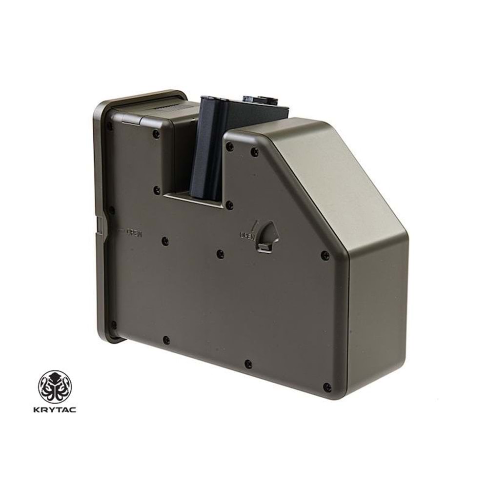 KRYTAC AEG LMG DRUM Şarjör - 3500 BB - OD Yeşil