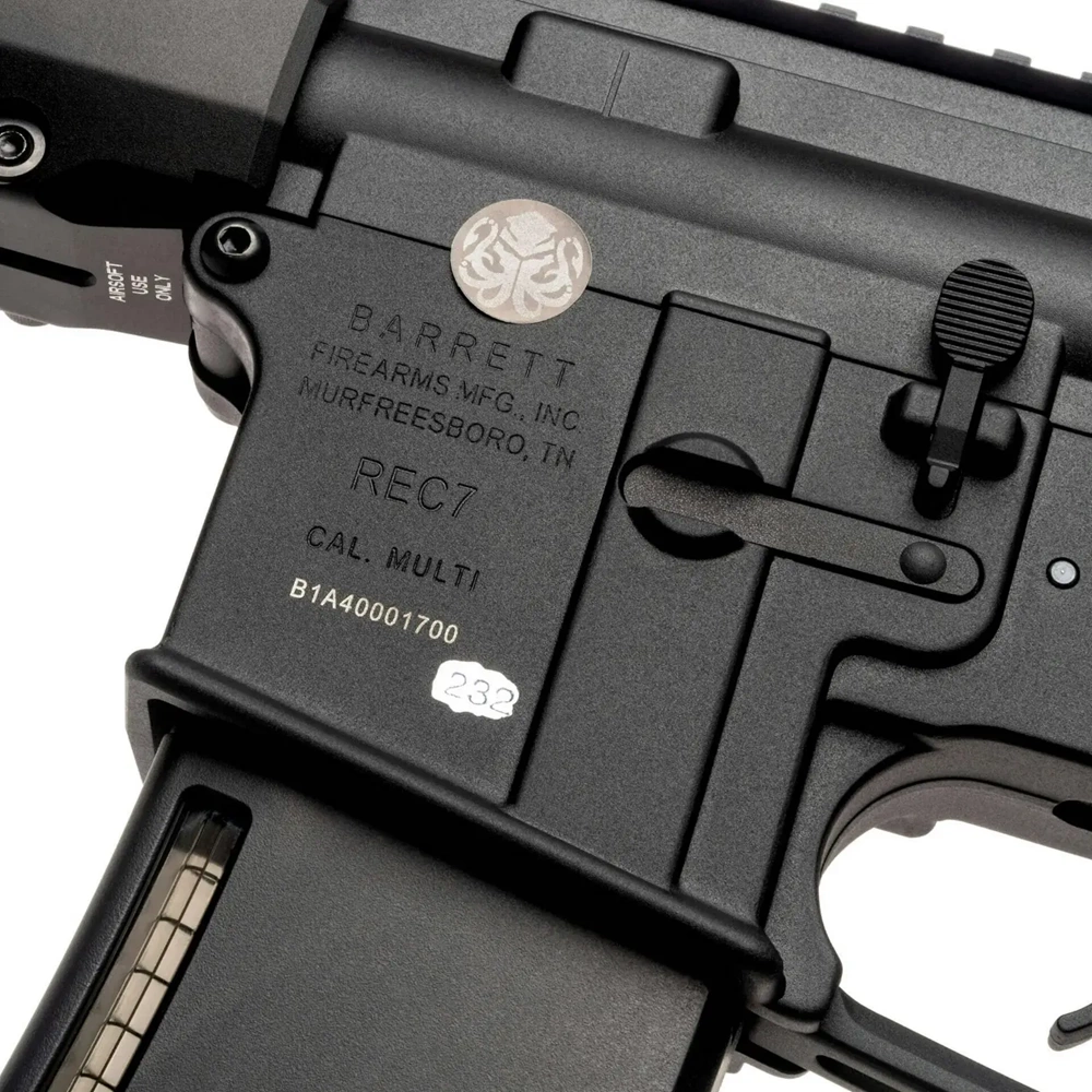 KRYTAC Barrett REC7 SBR MK3 GATE Siyah AEG Airsoft Tüfek