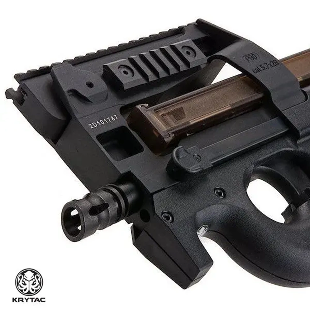 KRYTAC P90 SMG EMG FN Siyah AEG Airsoft Tüfek