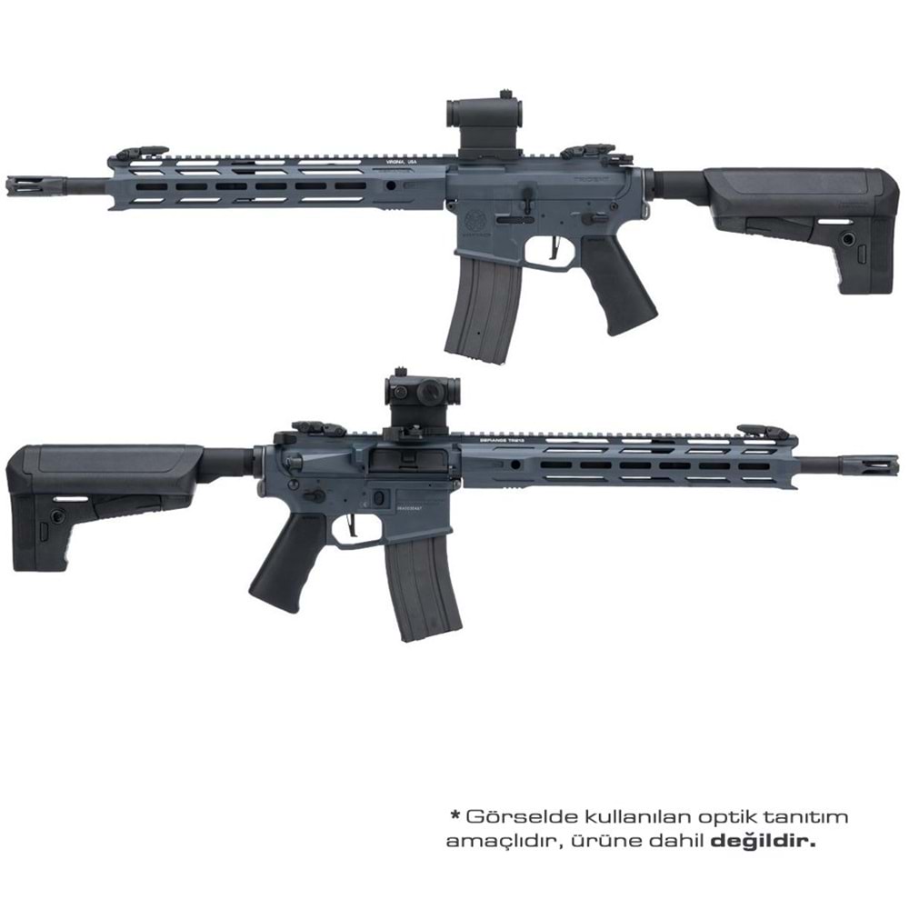KRYTAC TRIDENT MKII SPR M-LOK AEG Airsoft Tüfek - Gri