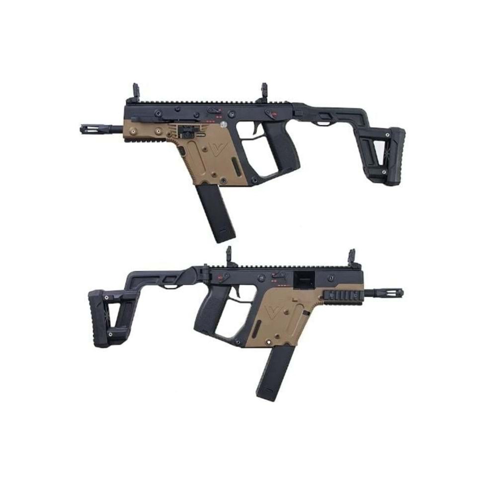 KRYTAC Kriss Vector SMG Kısa Versiyon Dual Tone AEG Airsoft Tüfek