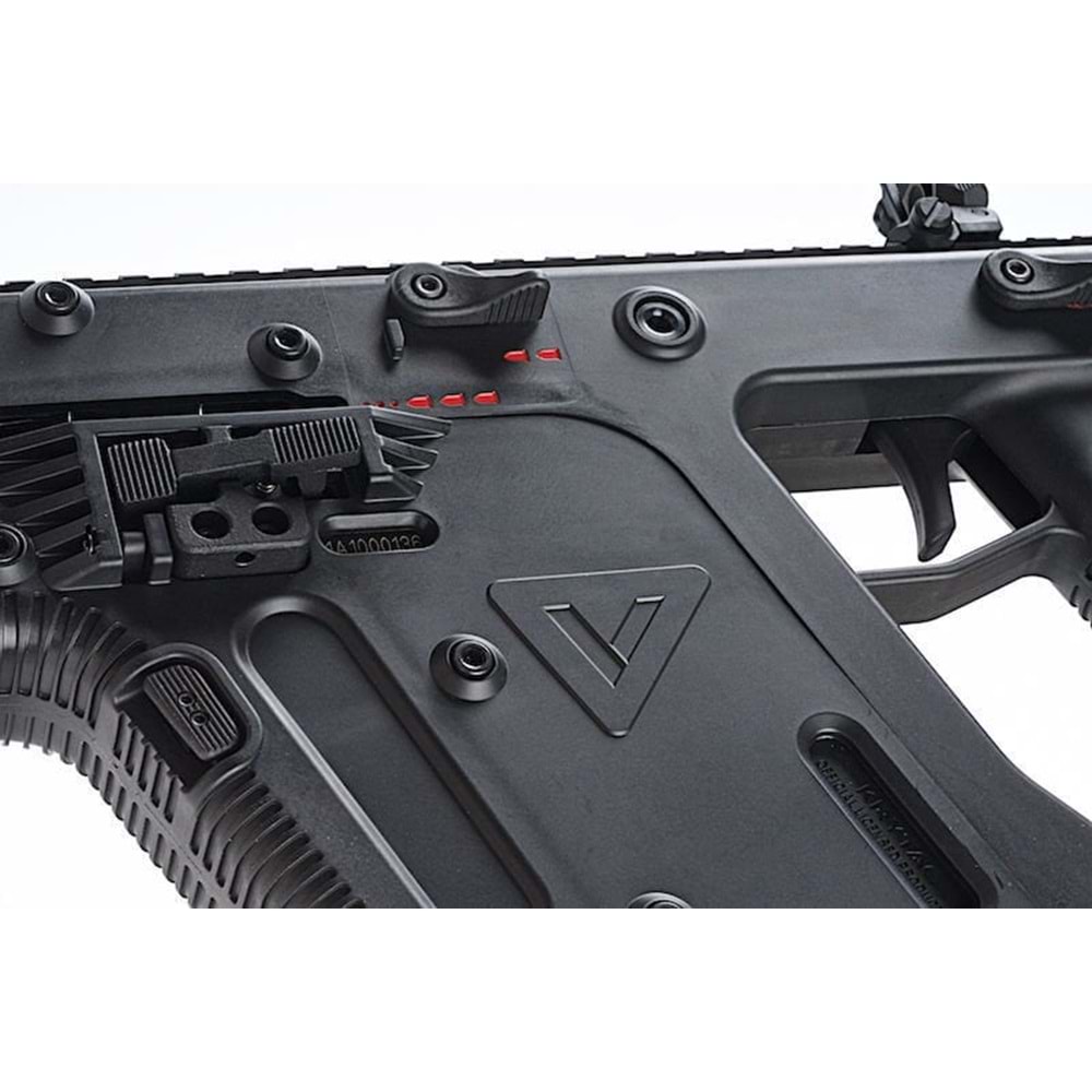 KRYTAC Kriss Vector SMG Mock Susturuculu AEG Airsoft Tüfek - Siyah