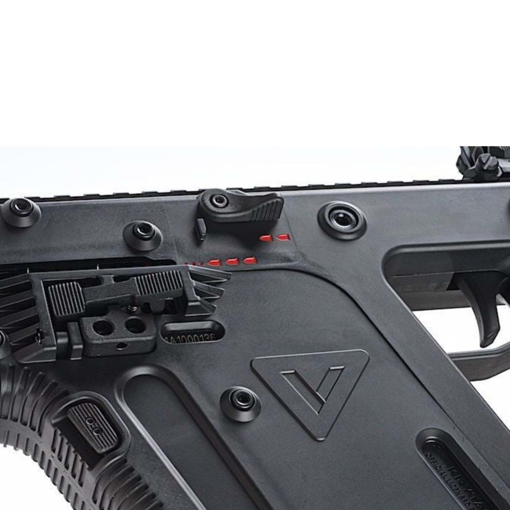 KRYTAC Kriss Vector SMG Mock Susturuculu Siyah AEG Airsoft Tüfek