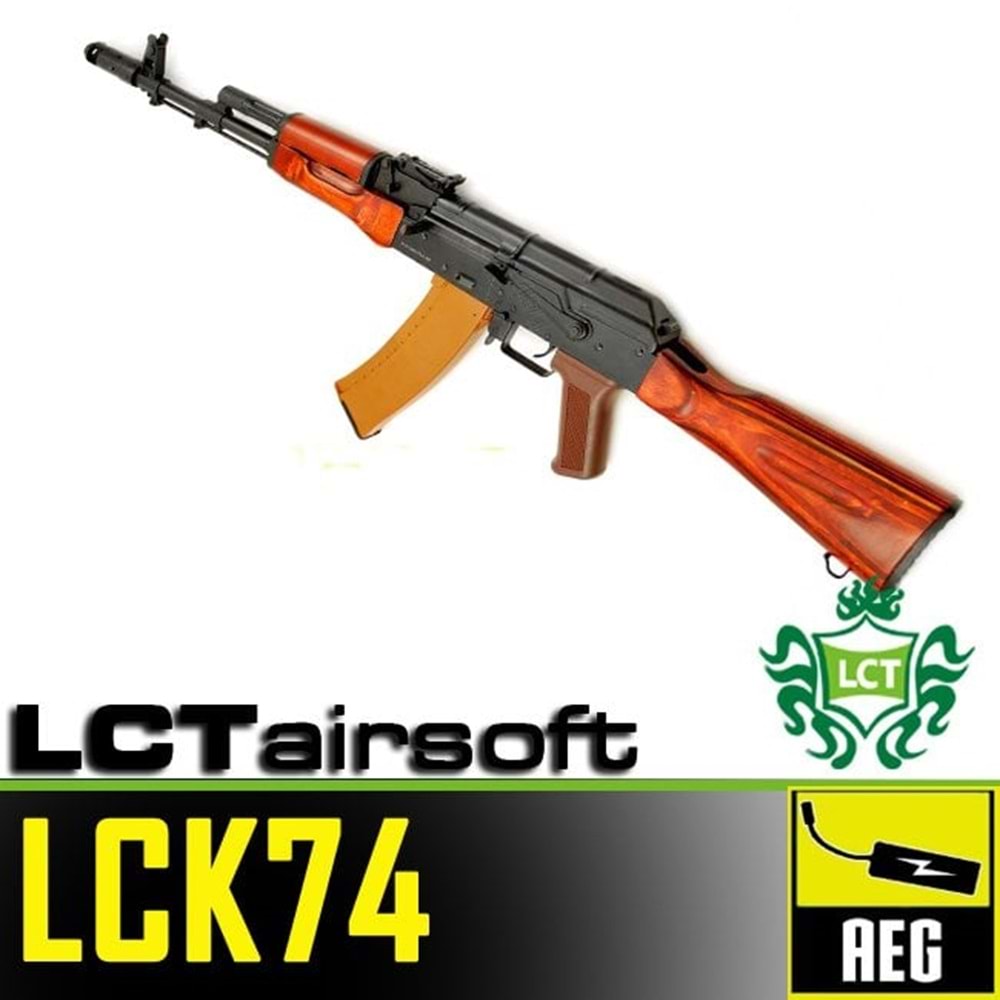 LCT LCK74 AK74 Airsoft Tüfek - Çelik - Gerçek Ağaç