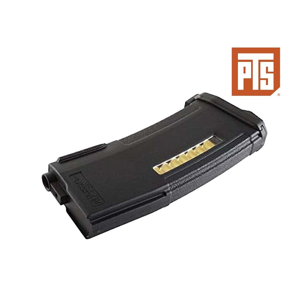 PTS 150BB EPM Şarjör SIYAH M4 / M16 Serisi Airsoft AEG Tüfek için