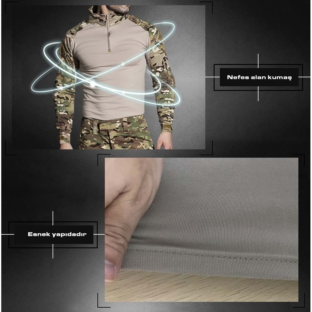 Multicam Airsoft Kamuflaj Takımı