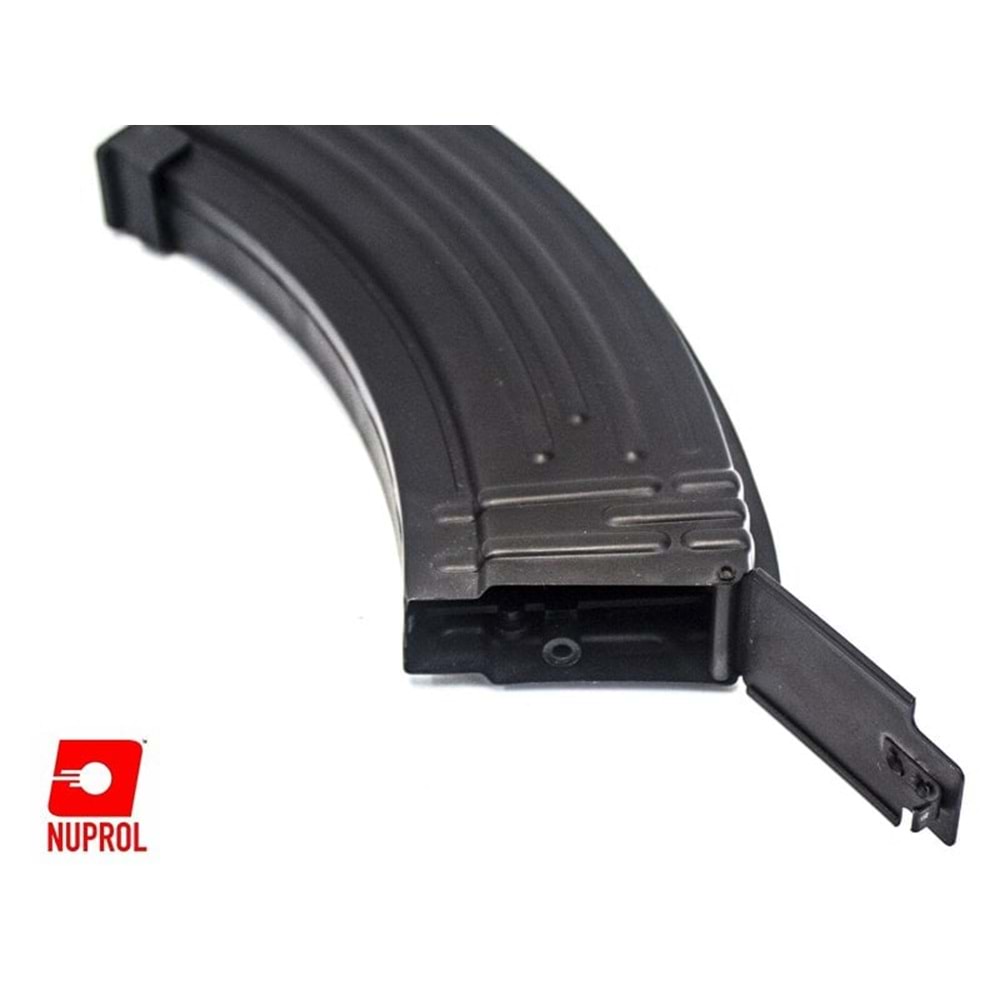 NUPROL AK METAL FLASH AEG 500BB Şarjör - Siyah