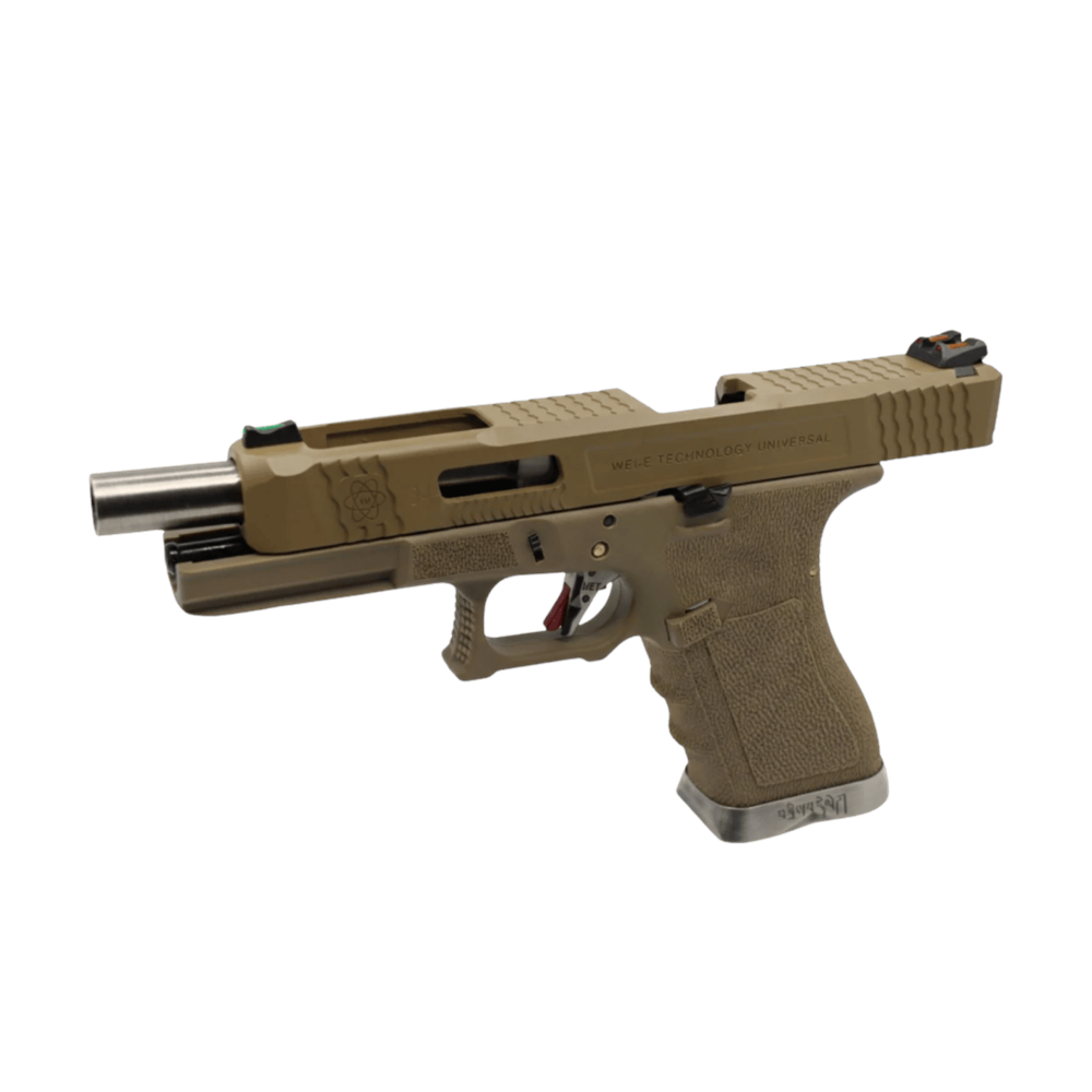 WE Glock34 G34 T10 GBB Airsoft Tabanca Seti-Tan