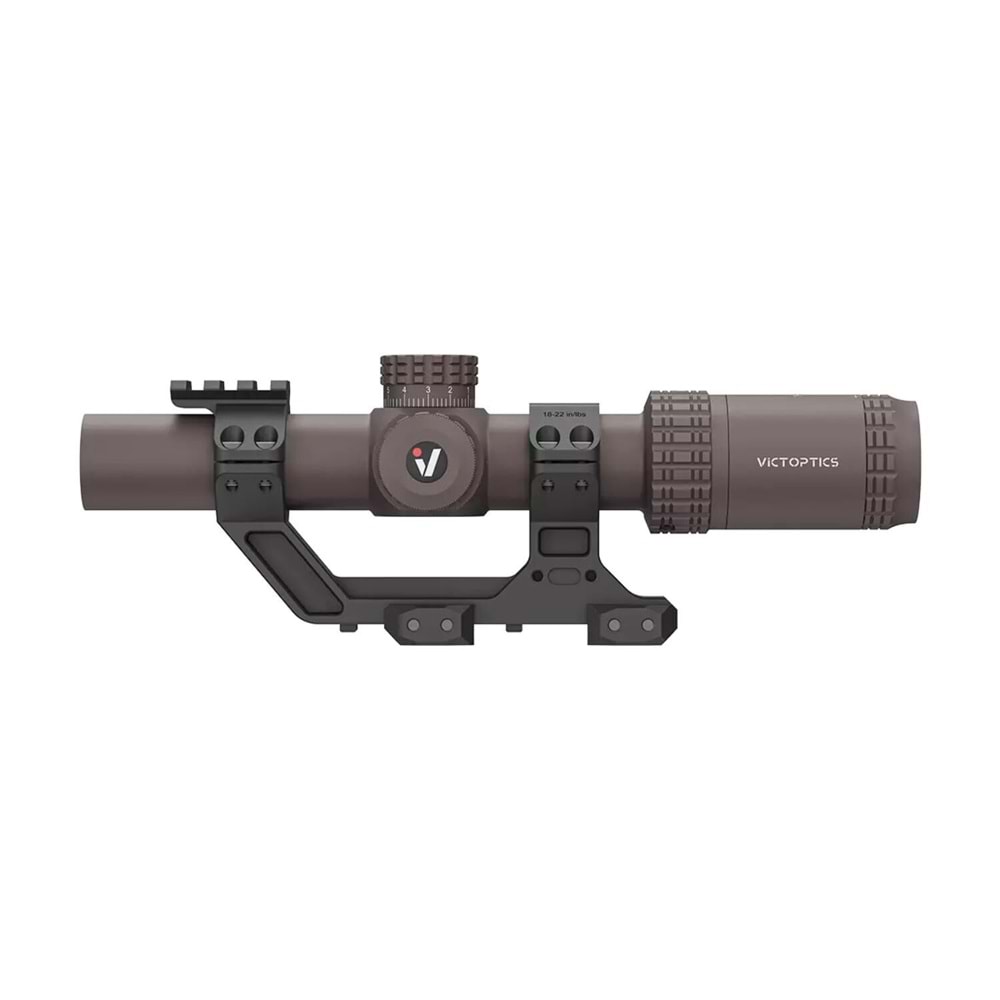 Victoptics S6 Combo Kit FDE | S6 1-6×24 LPVO SFP + Picatinny AR Mount (OPSL123)