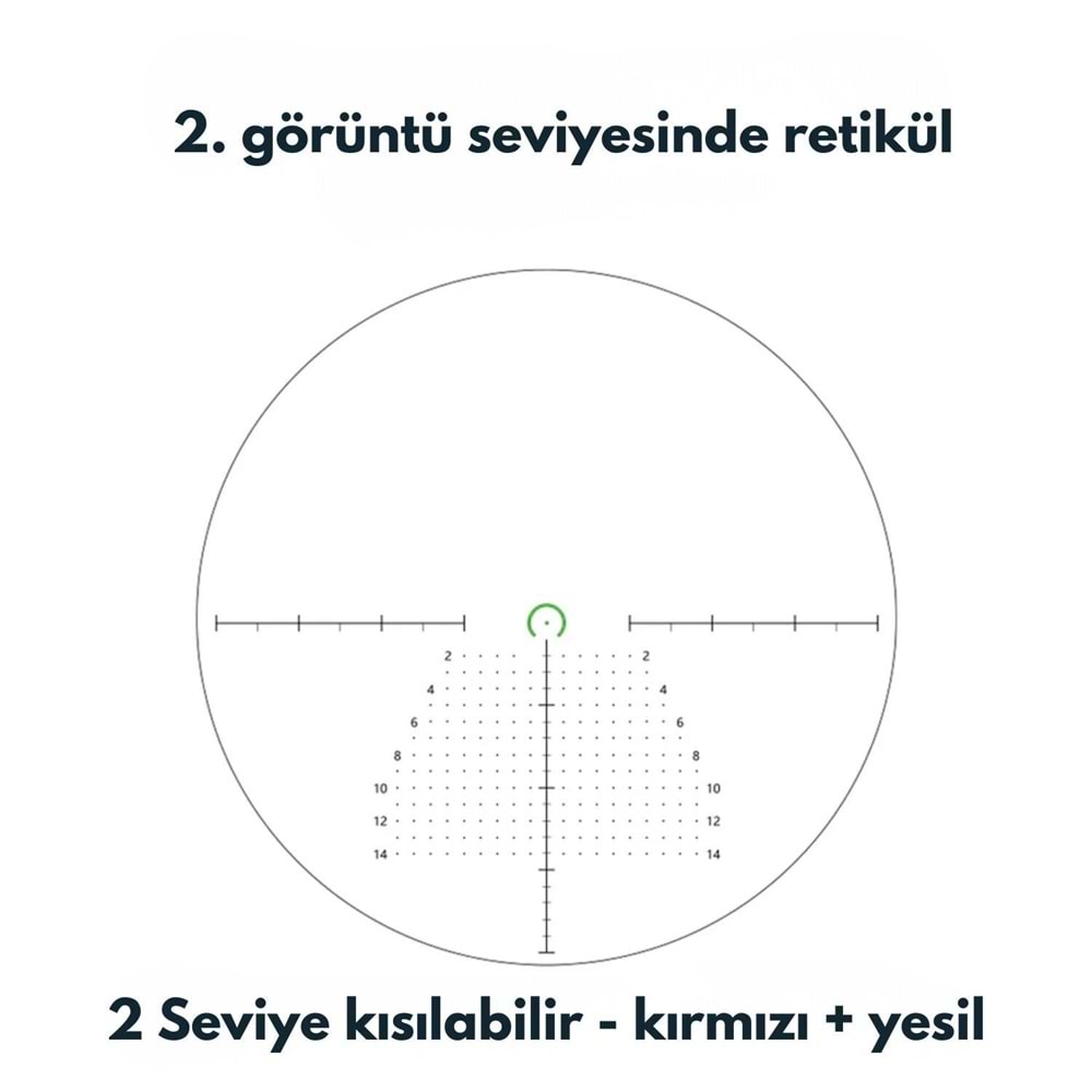 Victoptics S10 LPVO 1-10×24 SFP Tüfek Dürbünü 1-Parça Extreme High Picatinny AR Montaj Kitli OPSL137