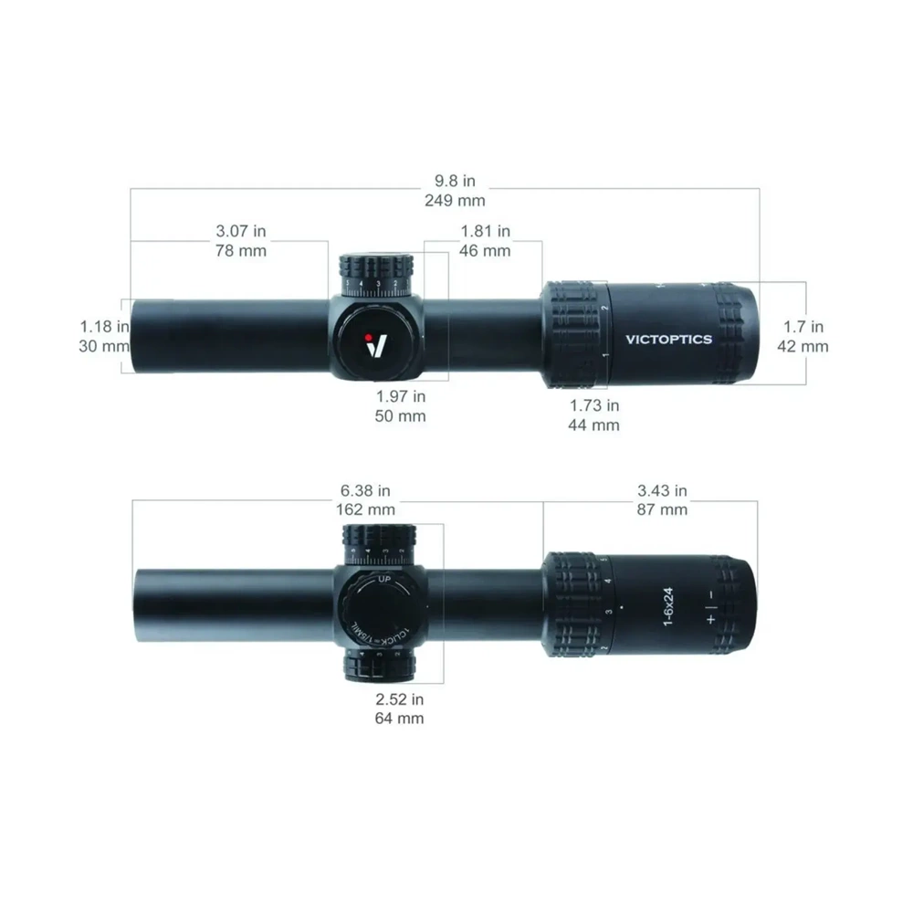 Victoptics S6 1-6x24 SFP Tüfek Dürbünü OPSL22