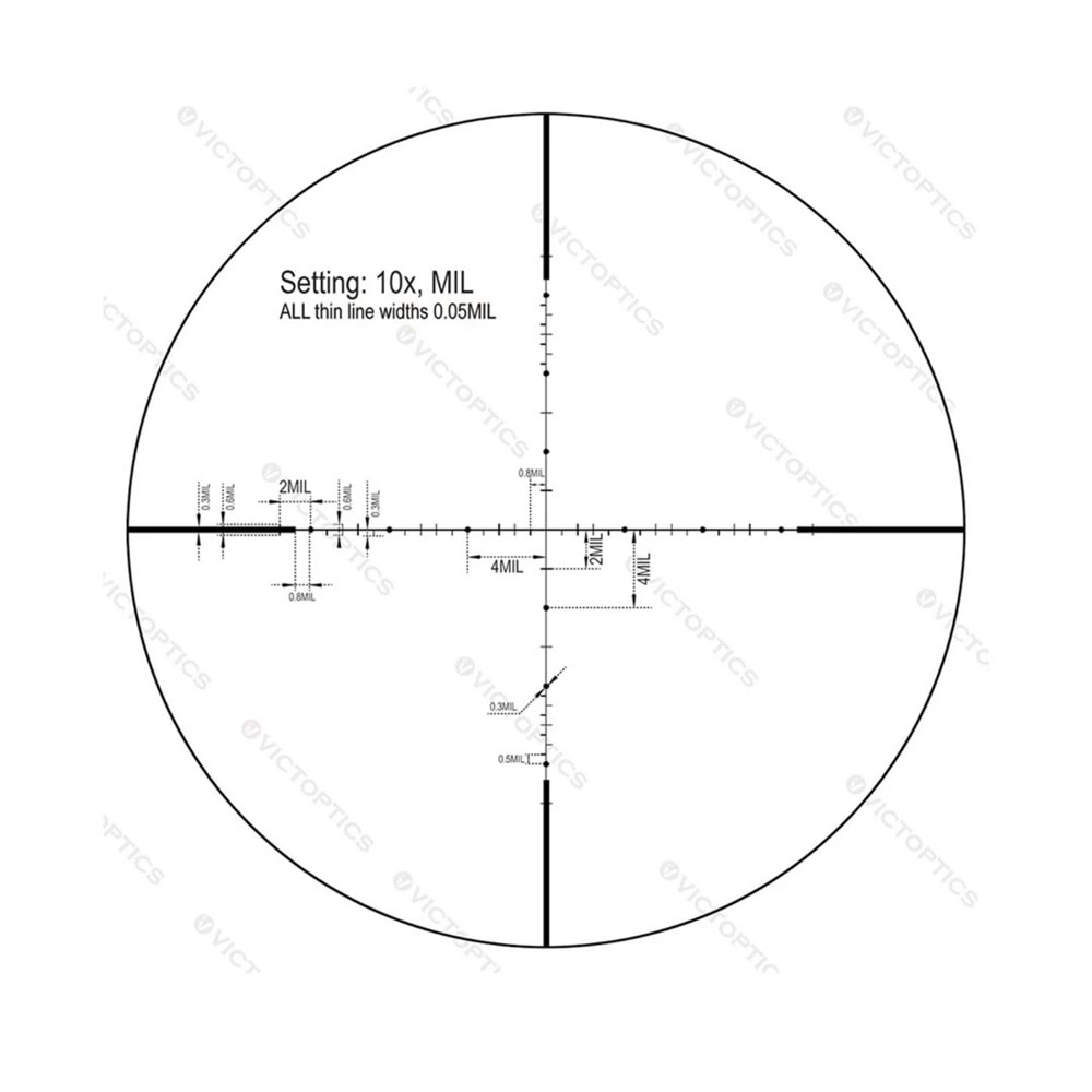 Victoptics S4 4-16X44 COYOTE SFP PARALAKS TEKERLI Tüfek Dürbünü OPSL-26