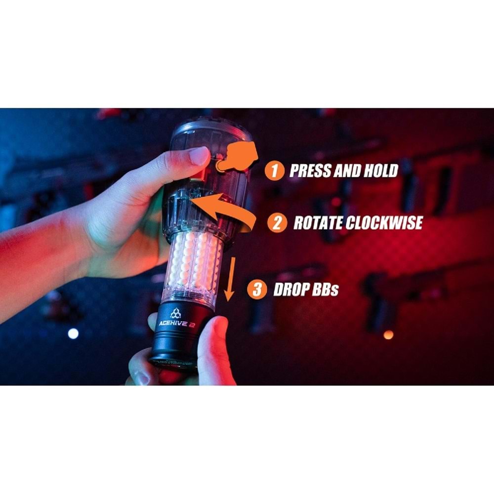 Acetech AceHive 2 x Spawner ikili Bomba ve Hızlı Loader 40mm Launcher için Set