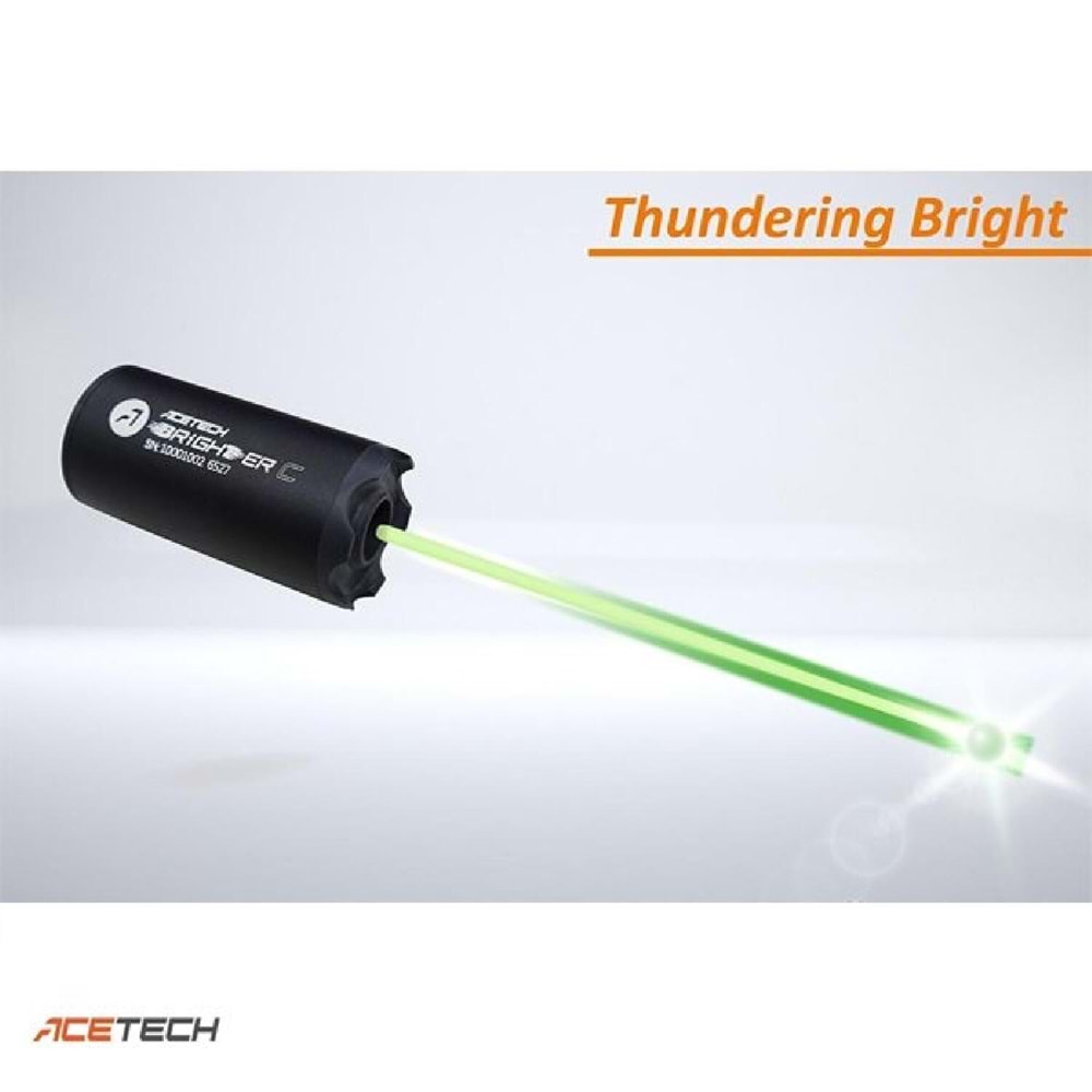AceTech Brighter C Kompakt Şarj Edilebilir Airsoft Tracer + Tabanca Adaptör