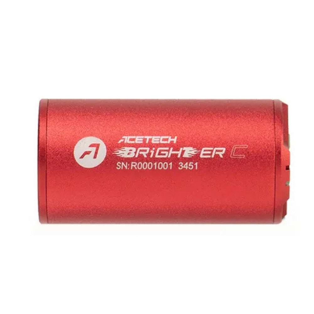 Acetech Brighter C Kompakt Tracer Unit Susturucu + Tabanca Adaptörü Kırmızı