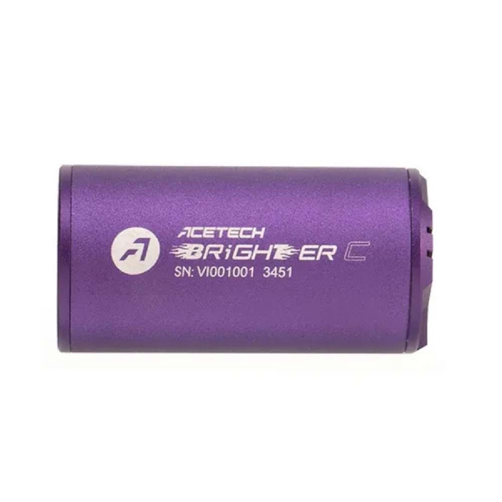 Acetech Brighter C Kompakt Tracer Unit Susturucu + Tabanca Adaptörü Mor