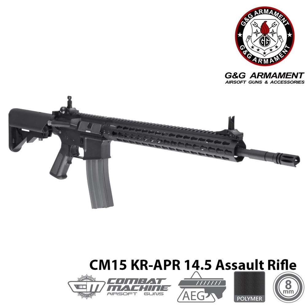 Airsoft Tüfek G&G CM15 KR-APR 14.5\'\' EGC-15P-APR-BNB-NCM (UGR)