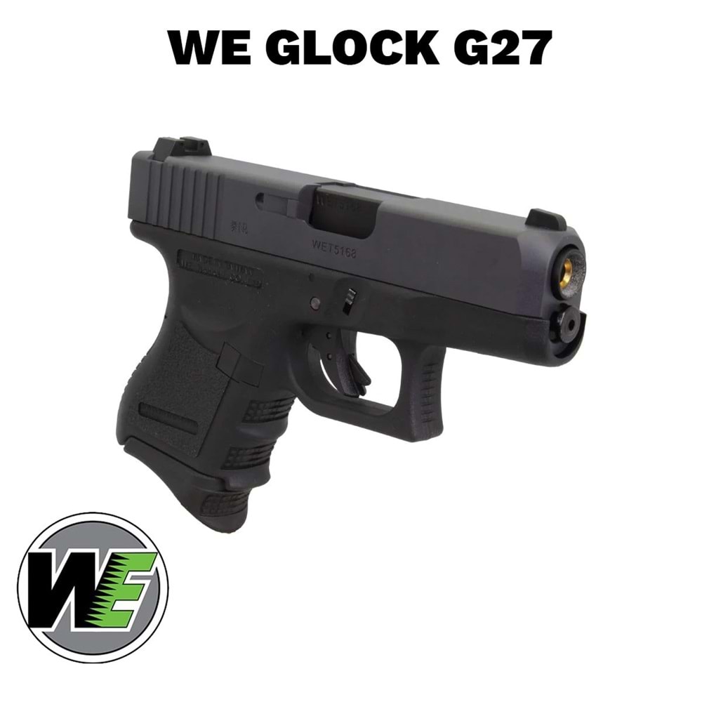 Airsoft Tabanca WE Glock 27 Siyah WE-G006A-BK-27-BK-A