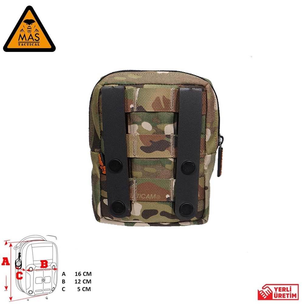 Yardımcı Cep Dikey Multicam-M MAS-101-10-30-M