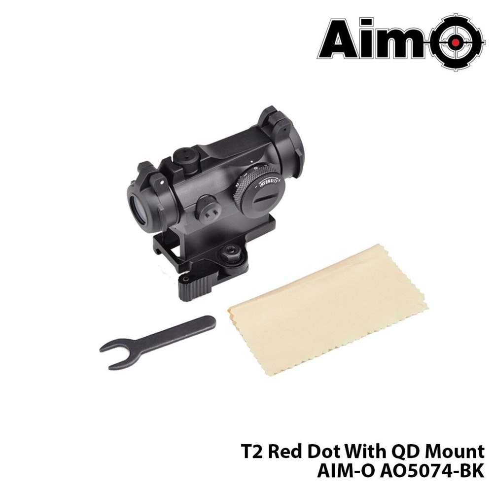 Red/Green-Dot T2 With QD Mount-SİYAH AIM-O AO5074-BK