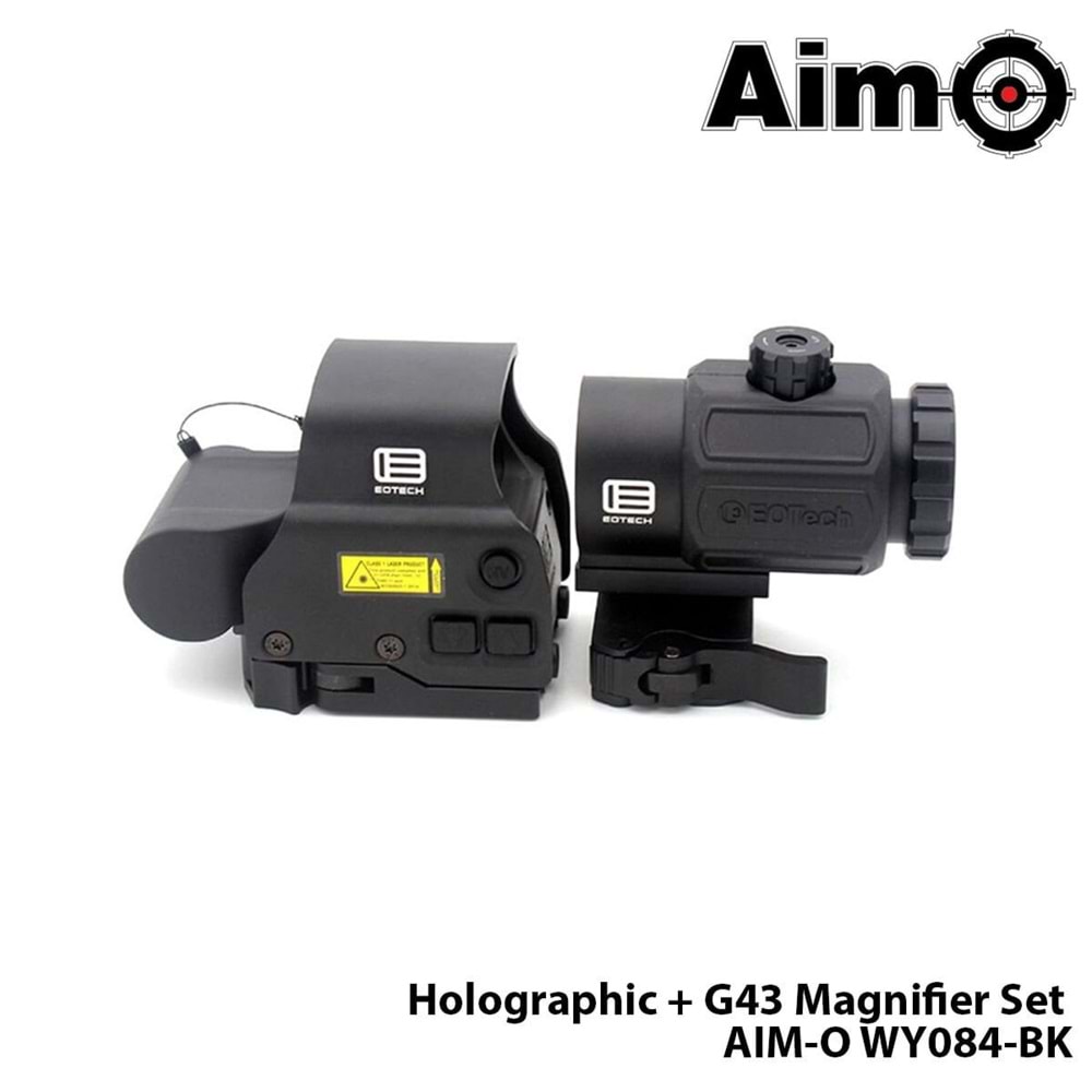 WADSN® WADSN Red / Green Holographic Hybrid Dot Sight, EXPS with G43 Magnifier (Black) WY126-BK