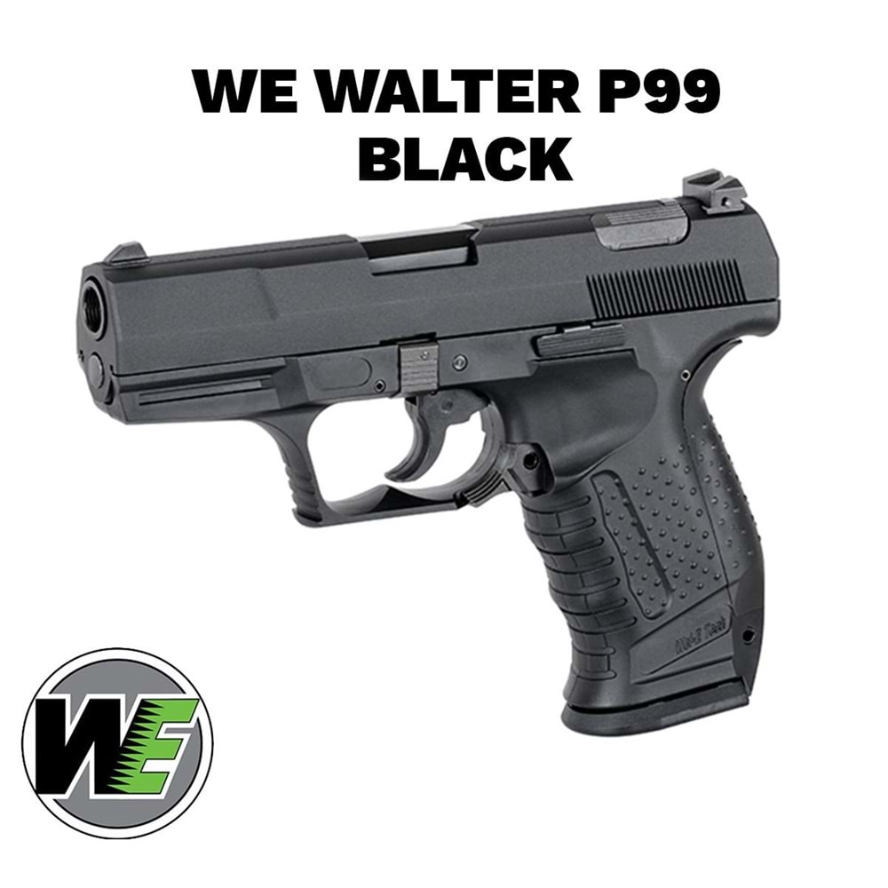 Airsoft Tabanca WE Walther P99 Siyah WE-PX001-BK 