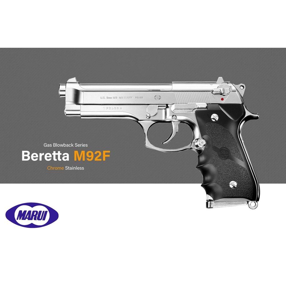 Airsoft Tabanca Tokyo Marui M92F CHROME STAINLESS